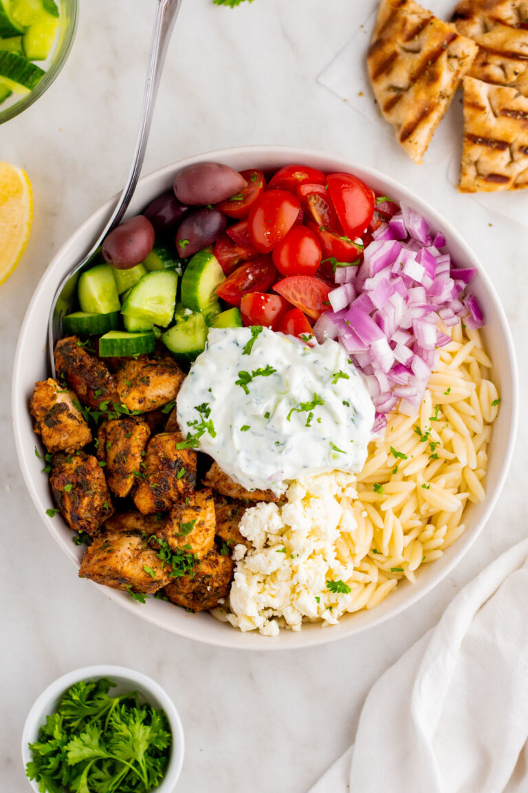 Chicken Gyro Bowl Minutes Gluten Free Whole Kitchen Sink