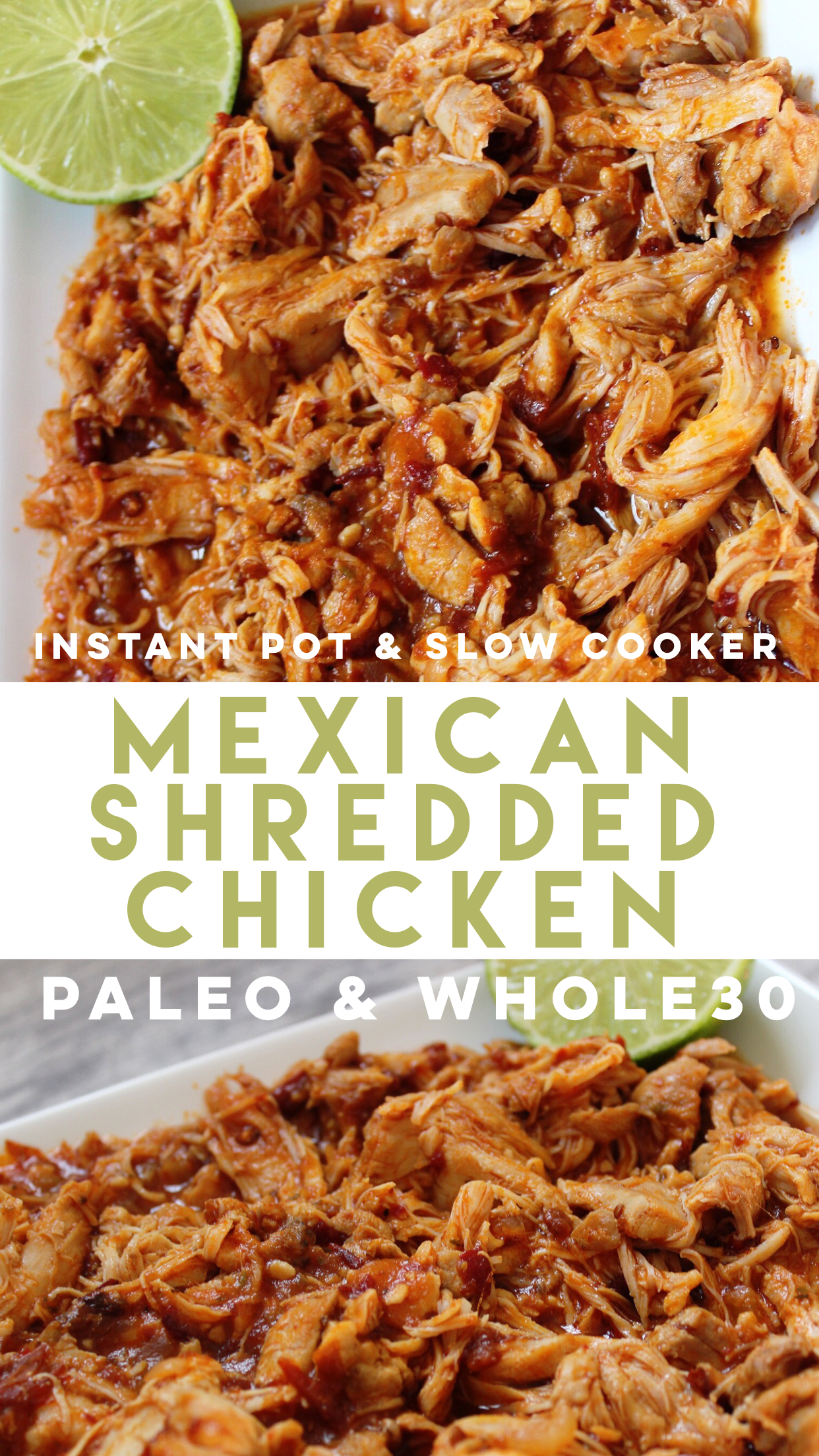 Mexican Instant Pot Shredded Chicken (Whole30 & Slow Cooker ...