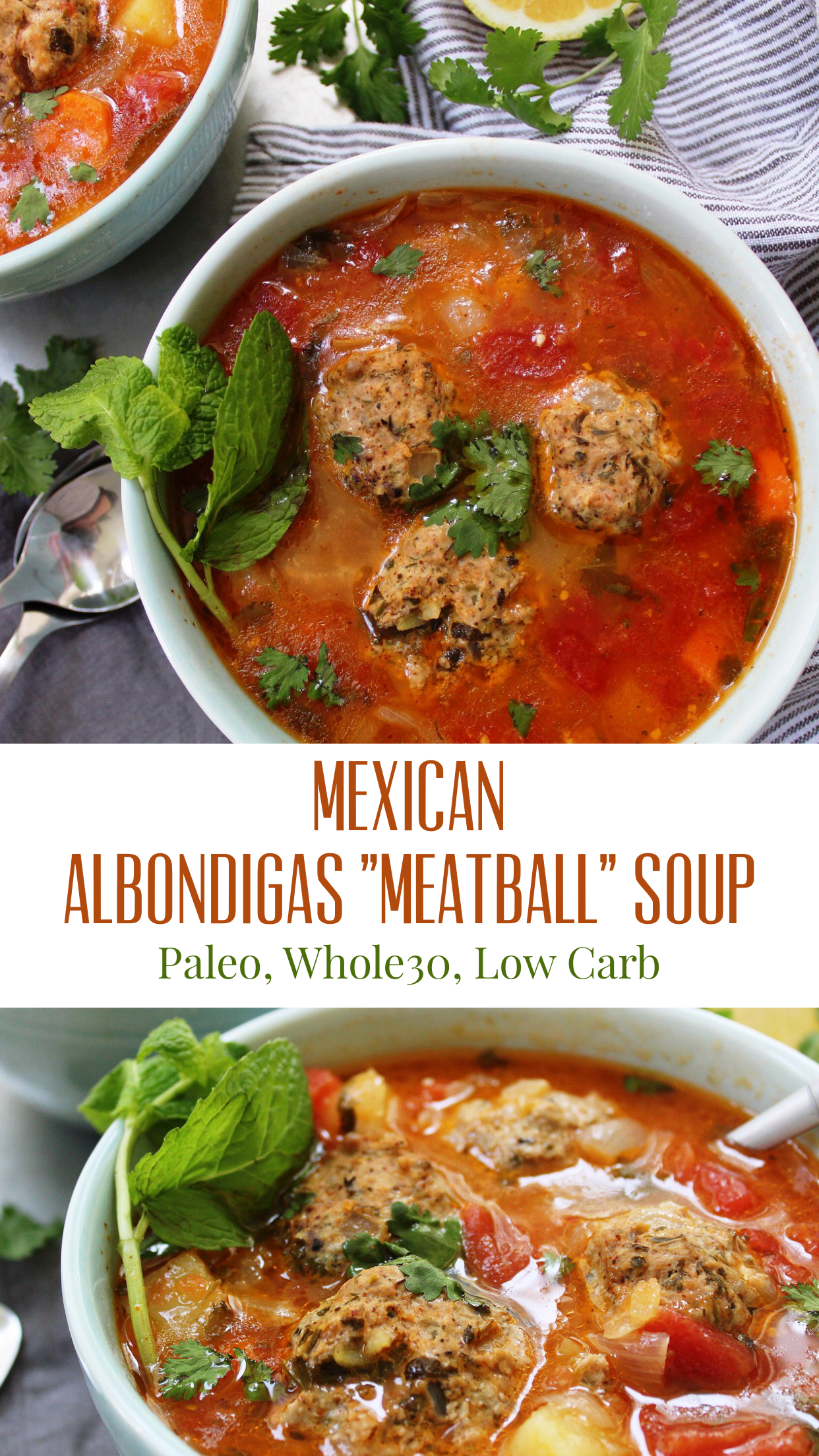 Mexican Albondigas "Meatball" Soup - Whole Kitchen Sink