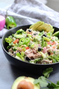 Mexican chopped tuna salad