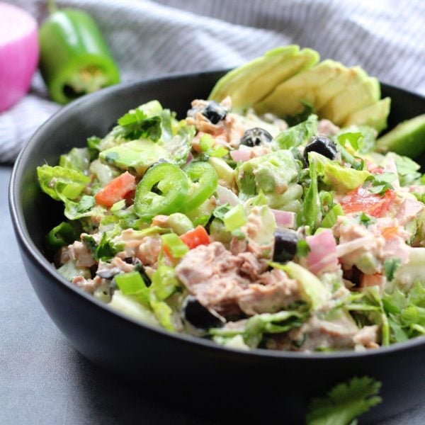 Mexican Chopped Tuna Salad: No Cooking, Paleo, Whole30, Low-Carb ...