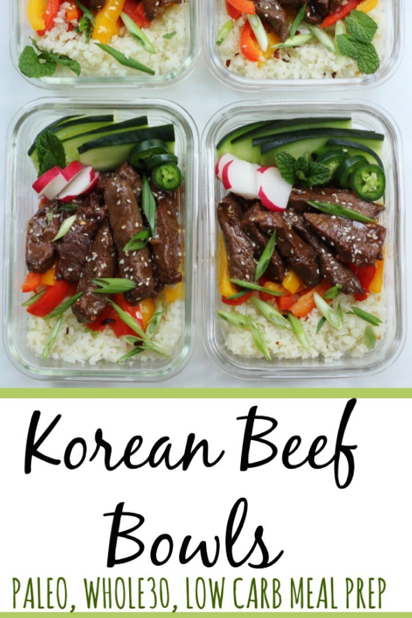 Korean Beef Bowl Meal Prep - Damn Delicious