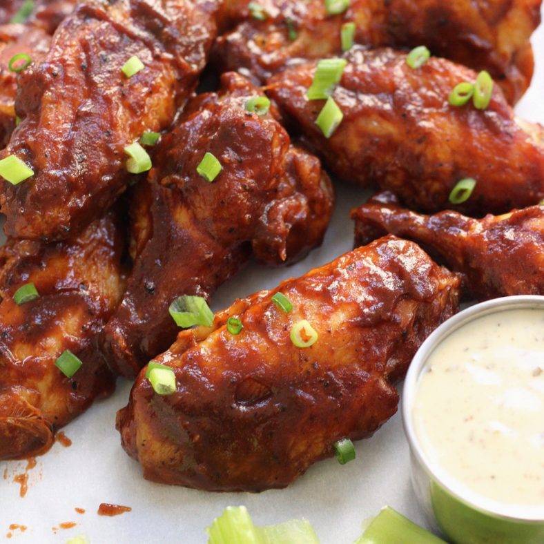 Air Fried BBQ Wings: Whole30, Paleo, Low-Carb! - Whole Kitchen Sink