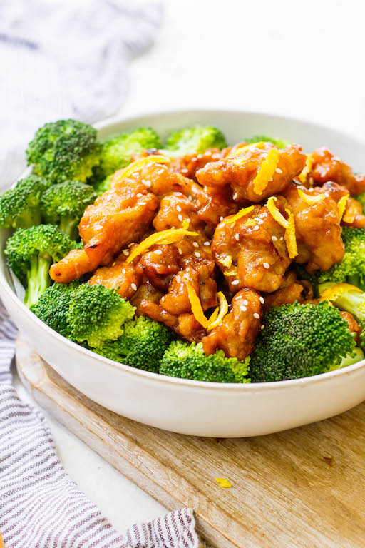 30 Minute Instant Pot Orange Chicken (Paleo, Whole30)