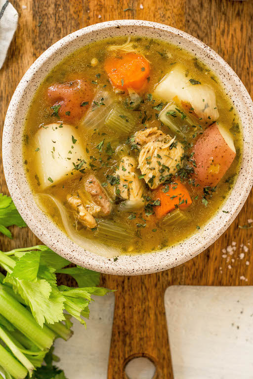 Cozy and Delicious Healthy Chicken Soup - All the Healthy Things