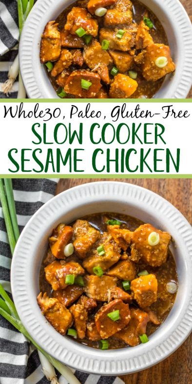 Slow Cooker Sesame Chicken: Paleo, Whole30, Gluten-Free - Whole Kitchen ...