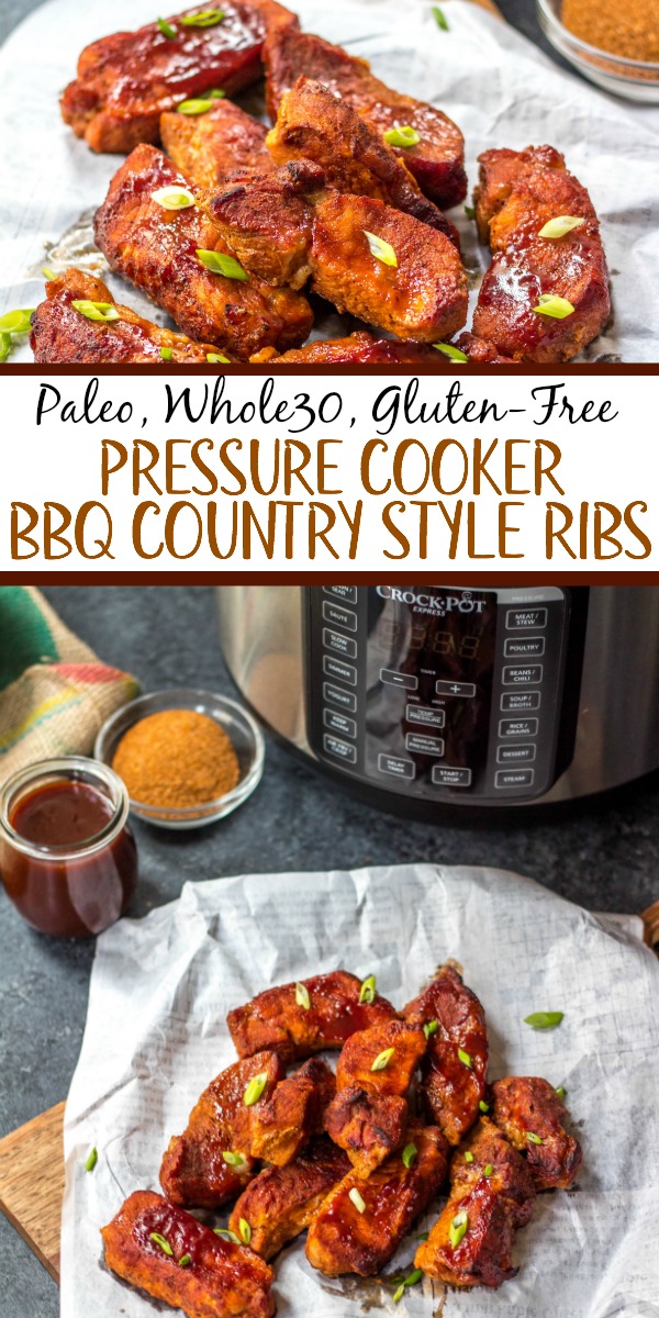 Pressure Cooker BBQ Country Style Ribs: Whole30, Low Carb, Gluten Free - Whole Kitchen