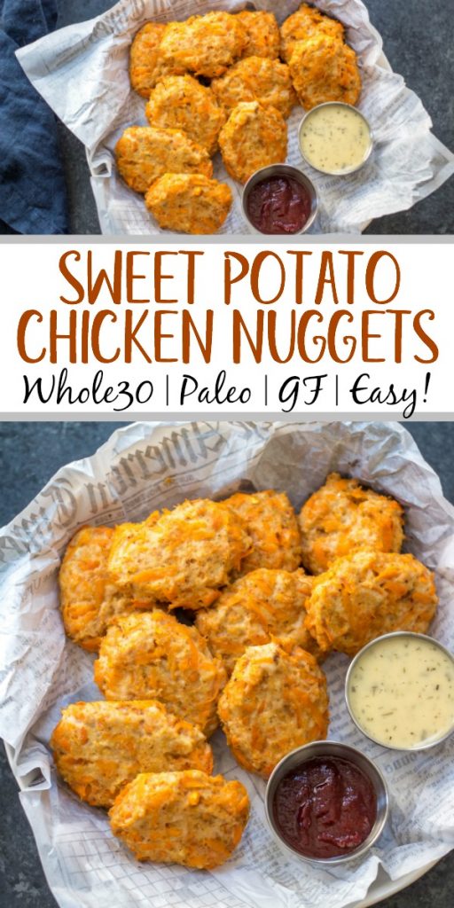 Sweet Potato Chicken Nuggets: Whole30, Paleo, Gluten-Free Poppers ...