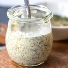 Whole30 Ranch Dressing (Dairy-Free, Low-Carb) - The Harvest Skillet