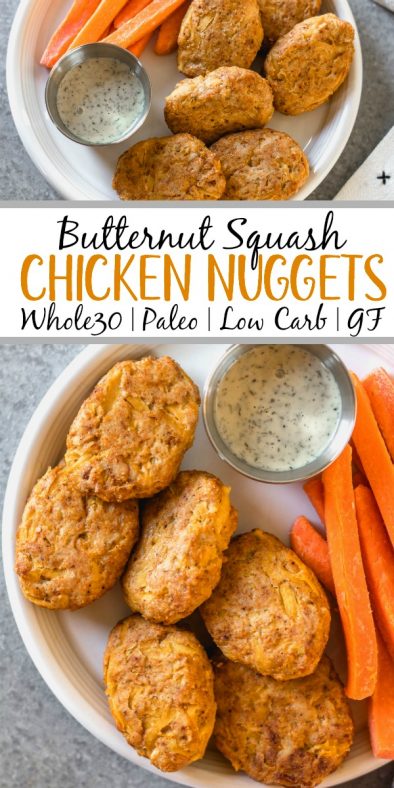 Butternut Squash Chicken Nuggets: Whole30, Paleo, Low Carb, GF - Whole ...