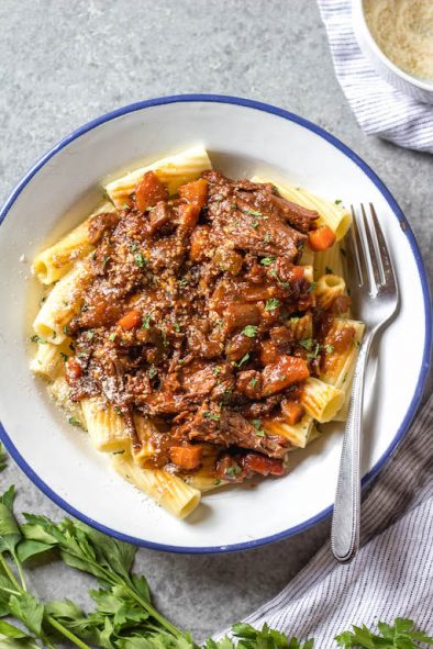 Slow Cooker Beef Ragu: Whole30, Paleo, Gluten-Free - Whole Kitchen Sink