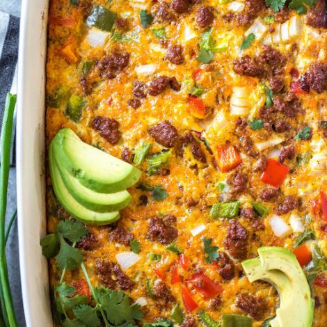 Whole30 Chorizo Egg Bake: Paleo, Dairy-Free, Gluten-Free - Whole ...