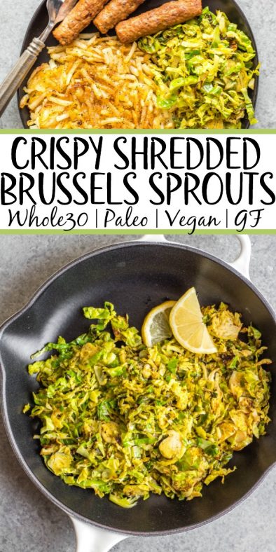 Crispy Shredded Brussels Sprouts: Whole30, Paleo, Keto, Gluten-Free ...