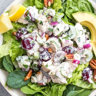 Classic Chicken Salad with Grapes & Celery: Whole30, Paleo, Gluten-Free ...