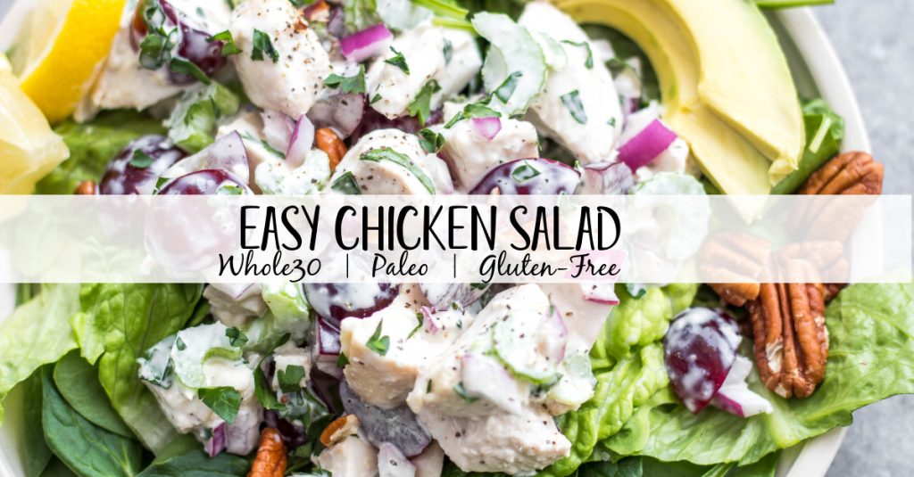 Classic Chicken Salad with Grapes & Celery: Whole30, Paleo, Gluten-Free ...