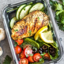 Grilled Greek Chicken Bowls: Whole30, Paleo, Low Carb, GF - Whole ...