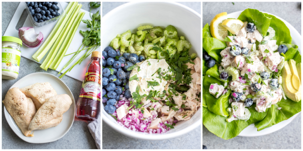 Blueberry Chicken Salad: Whole30, Paleo, Dairy-Free, Gluten-Free ...