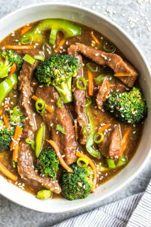 Slow Cooker Mongolian Beef: Whole30, Paleo, Low Carb, GF - Whole ...