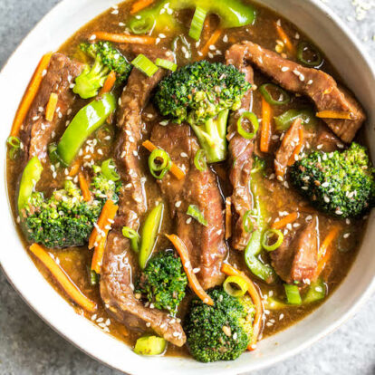 Slow Cooker Mongolian Beef: Whole30, Paleo, Low Carb, GF - Whole ...