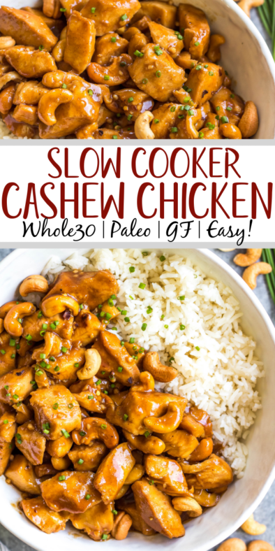 Slow Cooker Cashew Chicken: Paleo, Whole30, GF, Soy-Free - Whole ...