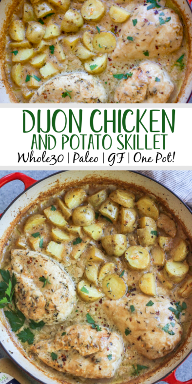 Dijon Chicken & Potato Skillet: Whole30, Paleo, Gluten-Free - Whole ...