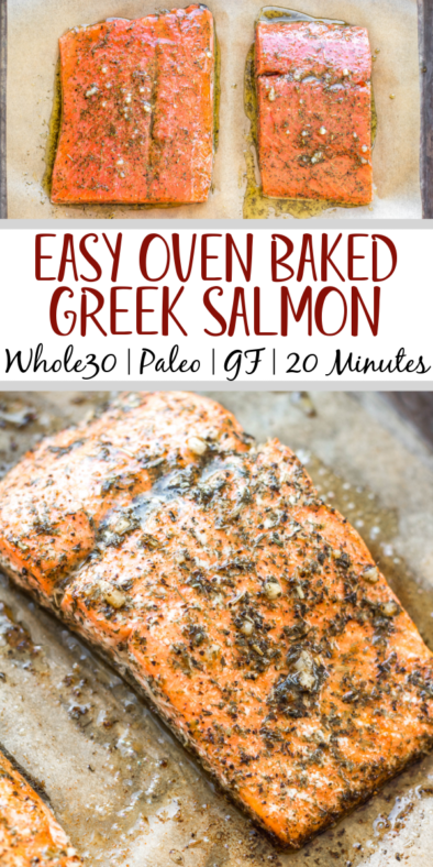 Whole30 Greek Salmon: Paleo, Gluten Free with Air Fryer Instructions ...