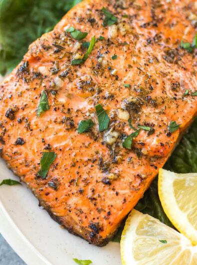 Whole30 Greek Salmon: Paleo, Gluten Free with Air Fryer Instructions ...