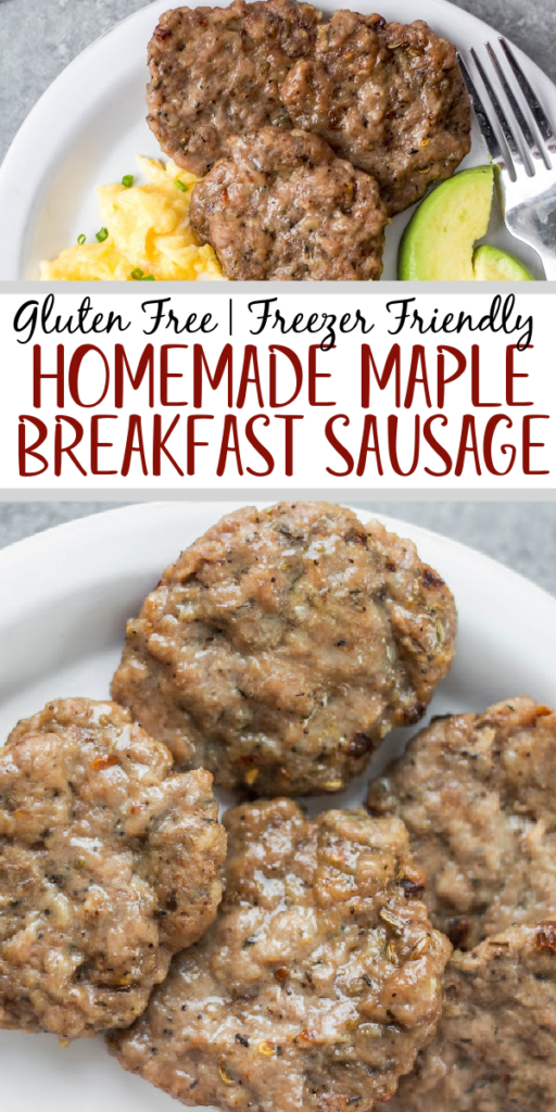 Homemade Maple Breakfast Sausages: Gluten Free, Paleo, Freezer Friendly ...