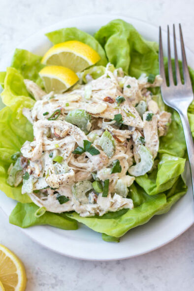 Shredded Chicken Salad (Whole30 and Paleo) - Whole Kitchen Sink