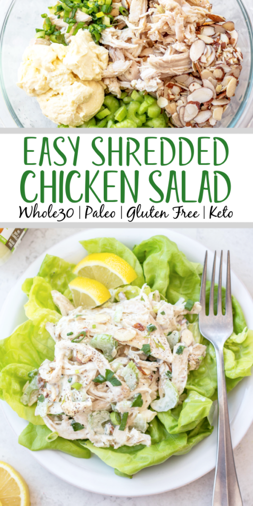 Shredded Chicken Salad (Whole30 and Paleo) - Whole Kitchen Sink