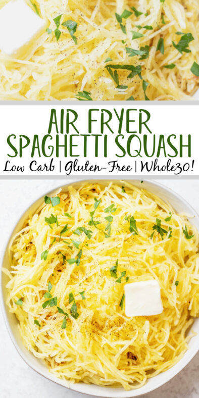 Air Fryer Spaghetti Squash - Whole Kitchen Sink