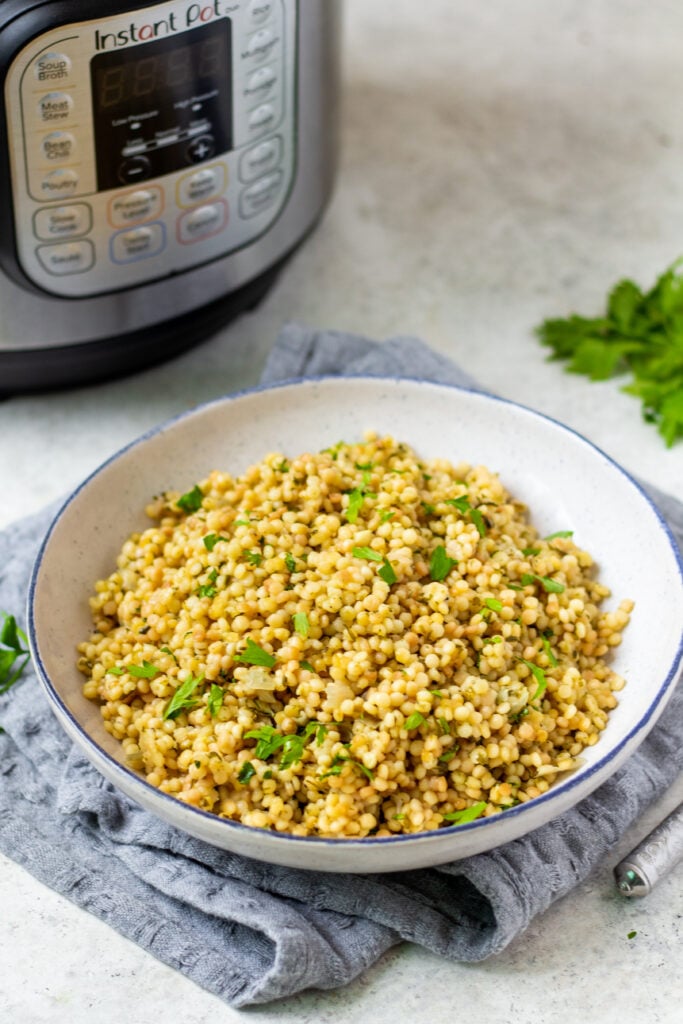 Instant Pot Pearl (Israeli) Couscous - Whole Kitchen Sink