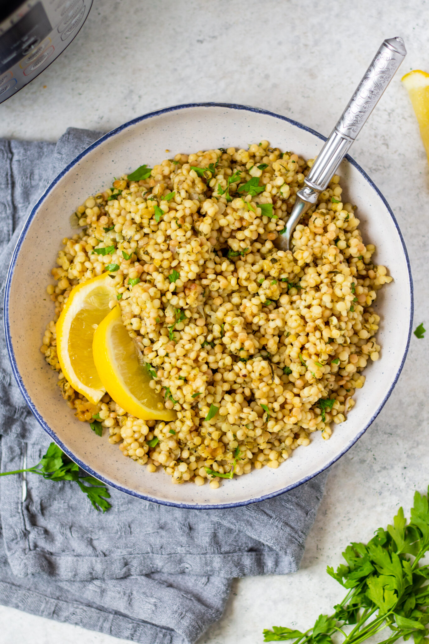 Instant Pot Pearl (Israeli) Couscous - Whole Kitchen Sink