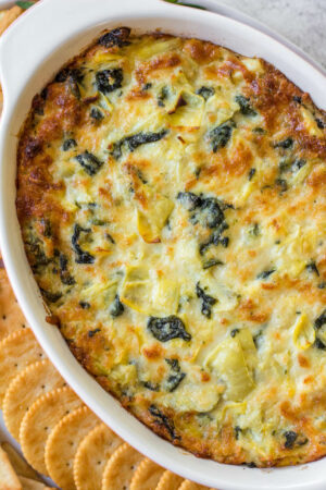 Easy Spinach Artichoke Dip - Whole Kitchen Sink