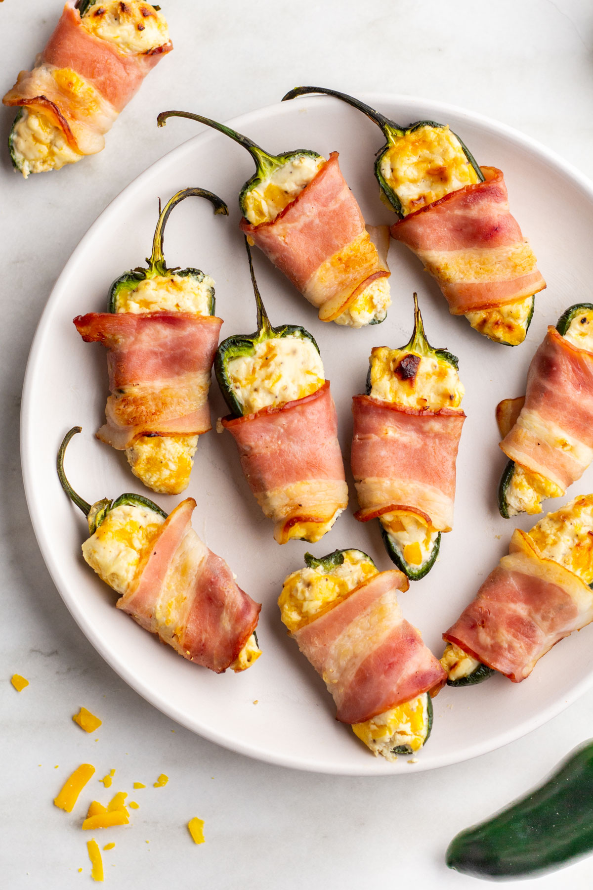 Air Fryer Bacon Wrapped Jalapeno Poppers - Whole Kitchen Sink