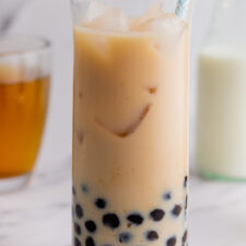 Jasmine Green Milk Tea - Boba - My Vegan Minimalist